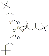 3,5,5-trimethylhexanoic acid, iron salt  Struktur