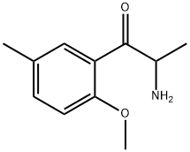 1-Propanone,  2-amino-1-(2-methoxy-5-methylphenyl)- Struktur