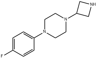 1-(3-AZETIDINYL)-4-(4-FLUOROPHENYL)-PIPERAZINE Struktur