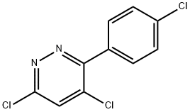 3-(4-CHLOROPHENYL)-4,6-DICHLOROPYRIDAZINE
 Struktur