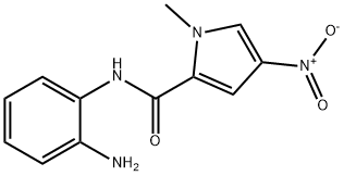 1H-Pyrrole-2-carboxamide,N-(2-aminophenyl)-1-methyl-4-nitro-(9CI) Struktur