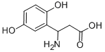 3-AMINO-3-(2,5-DIHYDROXY-PHENYL)-PROPIONIC ACID Struktur