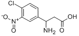 3-AMINO-3-(4-CHLORO-3-NITRO-PHENYL)-PROPIONIC ACID Struktur