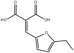 Propanedioic acid, [(5-ethyl-2-furanyl)methylene]- (9CI) Struktur