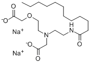 Dinatrium-N-[2-(carboxylatomethoxy)ethyl]-N-[2-[(1-oxododecyl)amino]ethyl]glycinat