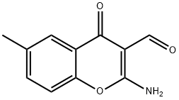 2-AMINO-3-FORMYL-6-METHYLCHROMONE Struktur