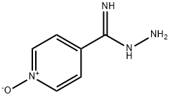 4-Pyridinecarboximidic acid, hydrazide, 1-oxide (9CI) Struktur