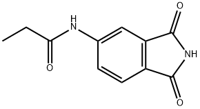 Propanamide, N-(2,3-dihydro-1,3-dioxo-1H-isoindol-5-yl)- (9CI) Struktur