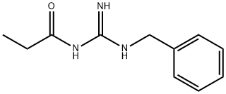 N-Benzyl-N'-propionylguanidine Struktur