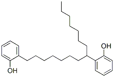 1,8-Bis-(hydroxyphenyl)-pentadecane Struktur