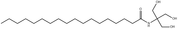 N-[2-hydroxy-1,1-bis(hydroxymethyl)ethyl]stearamide Struktur