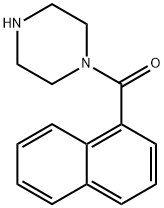 1-Naphthyl(1-piperazinyl)methanone Struktur