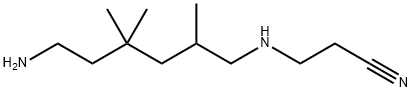 3-[(6-amino-2,4,4-trimethylhexyl)amino]propiononitrile Struktur