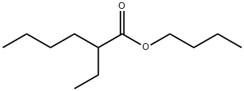 2-ETHYLHEXANOIC ACID N-BUTYL ESTER Structure