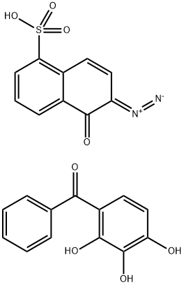 2,3,4-Trihydroxybenzophenone naphthoquinone-1,2-diazido-5-sulfonate