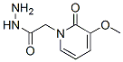 1(2H)-Pyridineaceticacid,3-methoxy-2-oxo-,hydrazide(9CI) Struktur