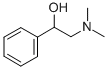 1-Phenyl-2-dimethylaminoethanol Struktur