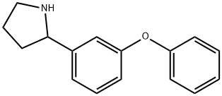 2-(3-PHENOXYPHENYL)-PYRROLIDINE Struktur