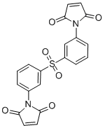 1,1'-(sulphonyldi-3,1-phenylene)bis-1H-pyrrole-2,5-dione  Struktur