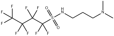 N-[3-(dimethylamino)propyl]-1,1,2,2,3,3,4,4,4-nonafluorobutane-1-sulphonamide Struktur