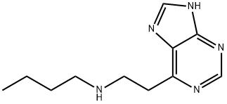 N-(2-(9H-PURIN-6-YL)ETHYL)BUTAN-1-AMINE Struktur