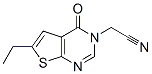 Thieno[2,3-d]pyrimidine-3(4H)-acetonitrile, 6-ethyl-4-oxo- (9CI) Struktur