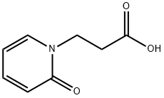 3-(2-oxopyridin-1(2H)-yl)propanoic acid Struktur