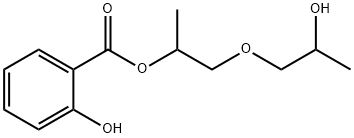 2-(2-hydroxypropyl)-1-methylethyl salicylate Struktur