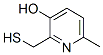 3-Pyridinol, 2-(mercaptomethyl)-6-methyl- (9CI) Struktur