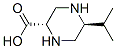 2-Piperazinecarboxylicacid,5-(1-methylethyl)-,(2S,5S)-(9CI) Struktur