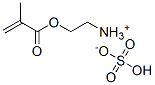 2-(methacryloyloxy)ethylammonium hydrogen sulphate Struktur