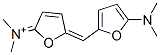 Methanaminium,  N-[5-[[5-(dimethylamino)-2-furanyl]methylene]-2(5H)-furanylidene]-N-methyl- Struktur