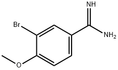 3-BROMO-4-METHOXY-BENZAMIDINE Struktur