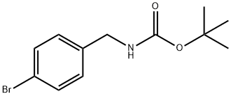 TERT-BUTYL 4-BROMOBENZYLCARBAMATE Struktur