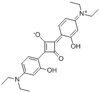 1,3-BIS(2-HYDROXY-4-DIETHYLAMINO-PHENYL)-2-OXO-CYCLOBUTENYLIUM-4-OLAT Structure