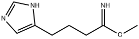 1H-Imidazole-4-butanimidic  acid,  methyl  ester  (9CI) Struktur