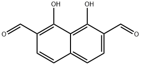 2,7-Naphthalenedicarboxaldehyde, 1,8-dihydroxy- (9CI) Struktur