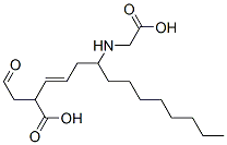 4-[(carboxymethyl)amino]dodecenyl-4-oxobutyric acid Struktur