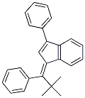 1H-Indene, 1-(2,2-dimethyl-1-phenylpropylidene)-3-phenyl- Struktur