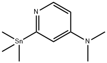 4-N,N-Dimethylamino-2-(trimethylstannyl)-pyridine Struktur