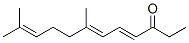 4,6,10-Dodecatrien-3-one, 7,11-dimethyl-, cyclized, by-products from, fractionation residues Struktur