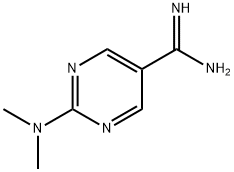 5-Pyrimidinecarboximidamide,2-(dimethylamino)- Struktur