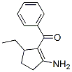 Methanone, (2-amino-5-ethyl-1-cyclopenten-1-yl)phenyl- (9CI) Struktur