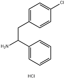 Phenethylamine, 4-chloro-N-phenyl-, hydrochloride Struktur