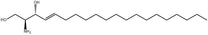 (2S,3R,E)-2-Amino-4-icosene-1,3-diol Struktur