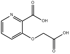 2-Pyridinecarboxylicacid,3-(carboxymethoxy)-(9CI) Struktur