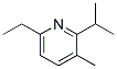 Pyridine, 6-ethyl-3-methyl-2-(1-methylethyl)- (9CI) Struktur