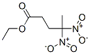 4,4-Dinitropentanoic acid ethyl ester Struktur