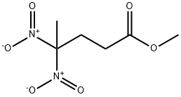 4,4-Dinitropentanoic acid methyl ester Struktur