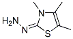 2(3H)-Thiazolone,3,4,5-trimethyl-,hydrazone(9CI) Struktur